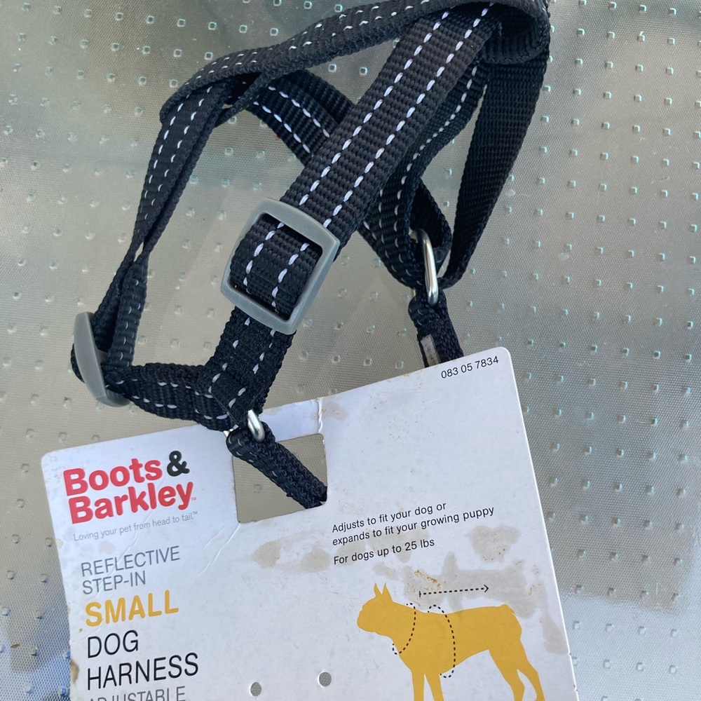 Boots and Barkley reflective dog harness small